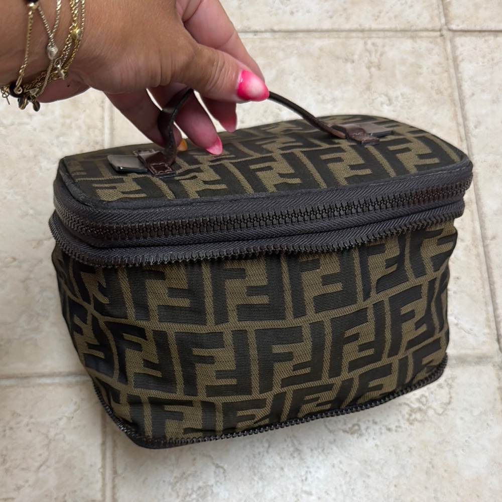 Fendi Zucca Print Toiletry Bag